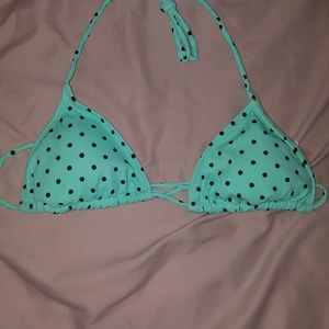 Polka dot bikini top